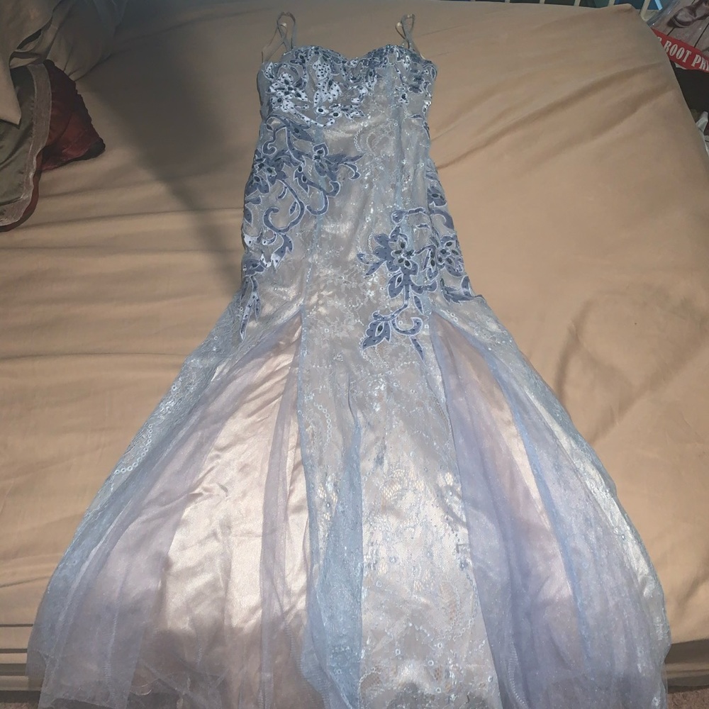 Periwinkle prom dress